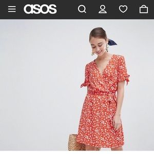 Floral print ASOS dress
